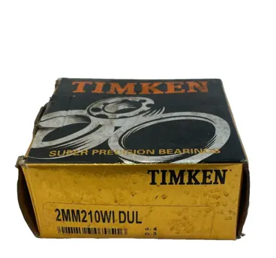 NEW SET OF TIMKEN 2MM210WI DUL SUPER PRECISION BEARINGS