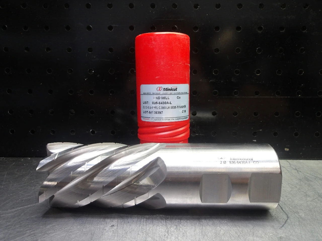 Minicut 2" 6 Flute HSSCO CC Endmill 2" Shank 836-6430A-L (LOC3377)