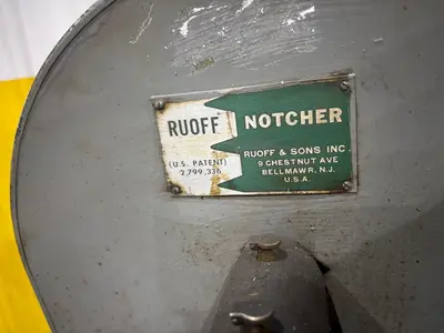 3/4 HP RUOFF POWER NOTCHER 110 VOLT: YOBRO #24392