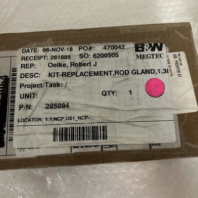 NEW PARKER CYLINDER DIVISION 285284