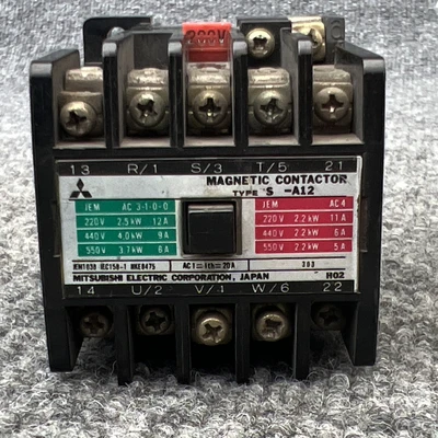 Used Mitsubishi S-A12 PLC Contactors California US | Davliegogo LLC #1705680