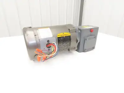 Baldor VM3538 Gearmotor 8:1 Boston Gear Reducer 216rpm 1/2Hp 230/460V 3PH 56C LH