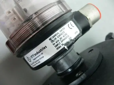 USED LOT OF 3 - ITT PURE-FLO 1.5" DIAPHRAGM ACTUATOR W/ SWITCH (X2) & DIAPHRAGM VALVE