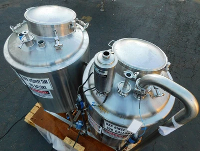 USED 100 GALLON X 2 100 GAL X 2