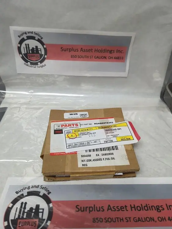 New | in-Stock FISHER RGASKETX182 Pump & Valve Parts Ohio US | Surplus Asset Holdings #1237994