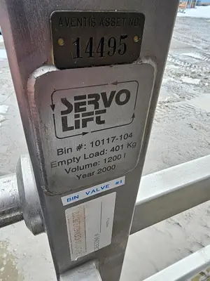 Used 310 Gallon Tank (Tote), Stainless Steel