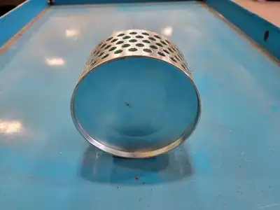2" FPT Round Hole Steel Strainer