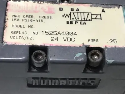 USED NUMATICS 152SA4004