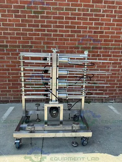 Used MILLIPORE STAINLESS STEEL PELLICON 2 CASSETTE FILTER HOLDER STACK OF 8 Filtration Equipment | Equipment Lab #486501