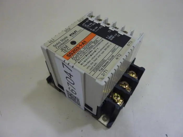 Used FUJI ELECTRIC SS203-1-A1 PLC Contactors | Ideal Machinery #618809