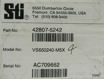 NEW STI 42807-0242 LIGHT CURTAIN SET EMITTER 42808-5242 RECEIVER VS650240-M5R X