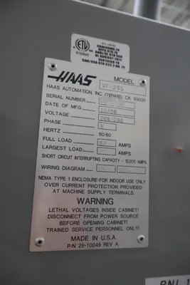 2008 HAAS VF-2SS Vertical Machining Centers | Machinery Network (33)