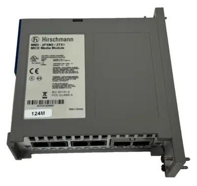 USED HIRSCHMANN MM3-2FXM2/2TX1 MICE MEDIA MODULE