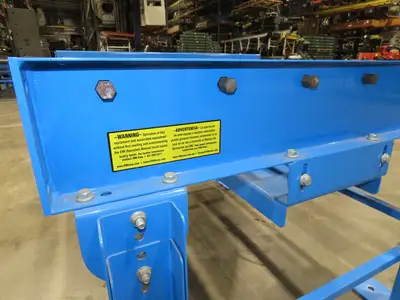 EMI 38"W x 36"L Chain Drive 2.5" Live Power Roller Conveyor 31"BF .33Hp 460V 3PH