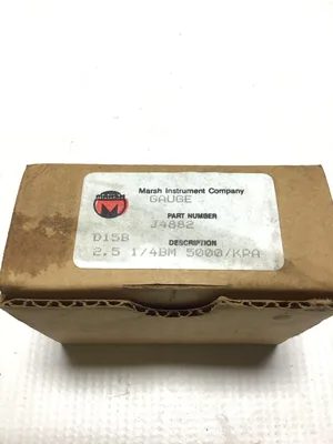 Marsh J4882 Pressure Gauge (Lot of 2)
