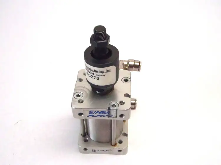 Used BIMBA FLAT-I  PNEUMATIC CYLINDER WITH TRD AC375 Pneumatic Cylinders | Maverick Industrial Sales #1108941