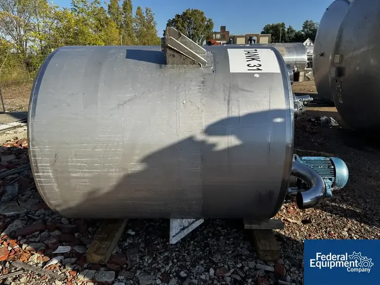 Used N/A 500 Gal Regev Mix Tank, S/S Stainless Steel Tanks Ohio US | Federal Equipment Company #237701