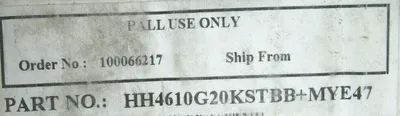 NEW PALL HH4610G20KSTBB+MYE47 HYDRAULIC FILTER HOUSING HC9100FKS13H