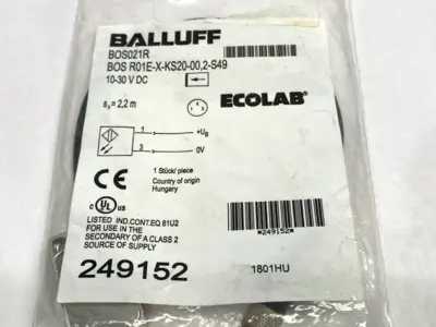NEW BALLUFF B0S R01E-PS-KE20-00,2-S49, B0S021N