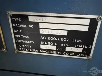 USED 2011 MATSUURA LX-160