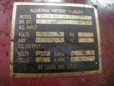 USED POWER FACTOR 3PF18-865 38-75