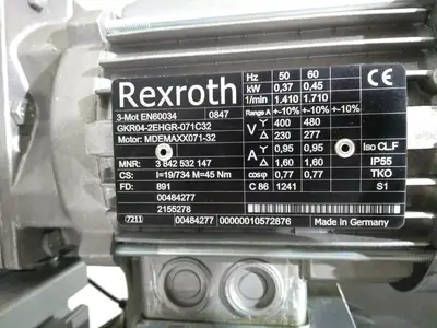 Used Rexroth DRIVE STATION AS 5 / XH Right Hand Drive Unit Conveyor Parts Michigan US | Maverick Industrial Sales #1397982