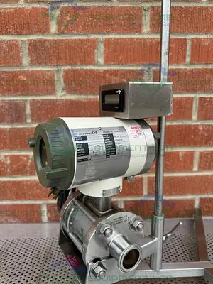 USED YOKOGAWA ADMAG CA CA204SG MAGNETIC FLOWMETER W/ STAND, CONTROLLER