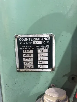 USED MINSTER MINSTER E2-300-72-48 PRESS