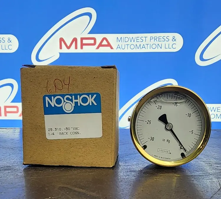 New | in-Stock NOSHOK 25.310.30 Vacuum Gauges / Controllers Michigan US | Midwest Press and Automation #625094