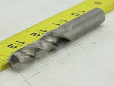 10mm 2 Flute Spiral Carbide Coolant Thru End Mill 1/2" Shank