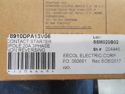NEW SQUARE D 8910DPA13V06