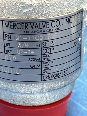 NEW MERCER 91-11C51TO9C1