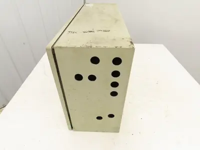 Rittal AE1039 Steel Electrical Enclosure with Backplate 600x380x210mm 24x15x8"