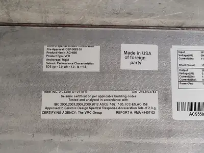 USED ABB ACS550-U1-011A-6
