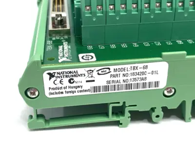 Used National Instruments 68-Pin Female SCSI to 68-Pin Screw Term TBX-68 Terminal Blocks Michigan US | Maverick Industrial Sales #1397737