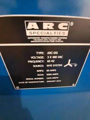 Used 2015 ARC SPECIALTIES ARCO5I Welding Machinery (Other) Ohio US | HGR 24 #1411928
