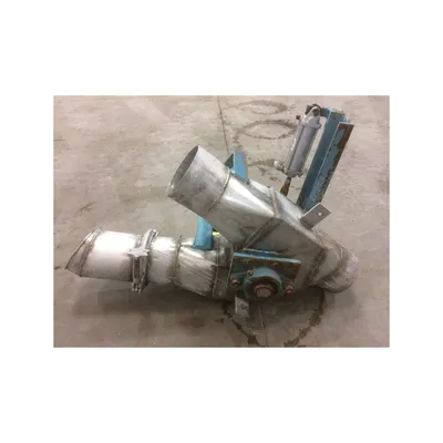 Used 6" Stainless Steel Dry Bulk Reject Diverter Valve