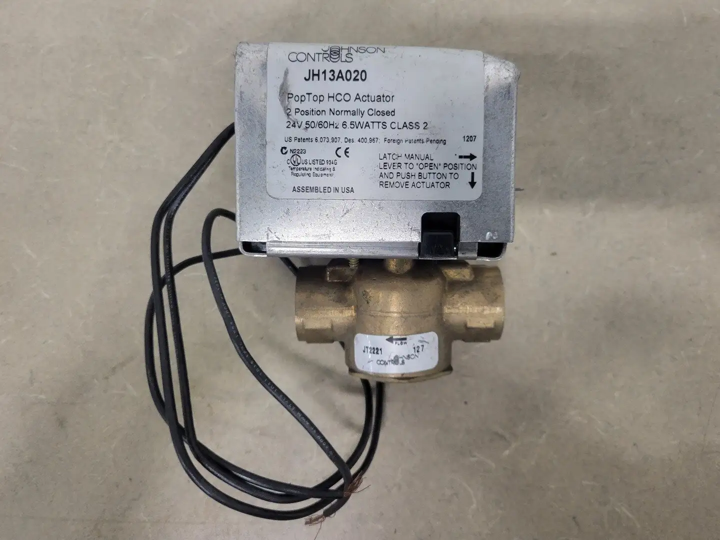 USED JOHNSON CONTROLS JT2221H13A020
