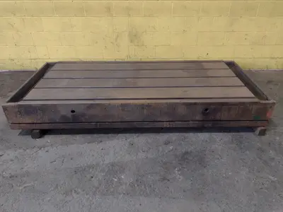 96" X 42" T-SLOTTED PLATE / LAYOUT TABLE : STOCK 17378