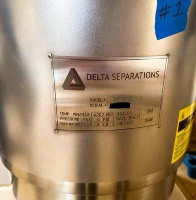 USED DELTA SEPARATIONS CUP15