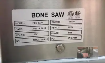 BONE - MEAT SAW