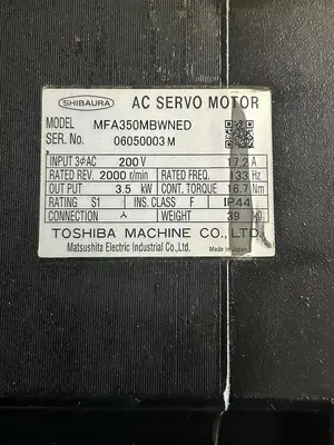 Used TOSHIBA MFA350MBWNED Industrial Controls Ohio US | Surplus Asset Holdings #1512995