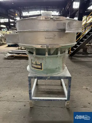 Used Russell 48" Russell Finex Screen, S/S, Single Deck Circular Screeners Ohio US | Federal Equipment Company #1339973