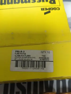 New | in-Stock COOPER BUSSMANN FRS-R-2 Miscellaneous Equipment (Electrical & Power) Ohio US | Surplus Asset Holdings #1235338