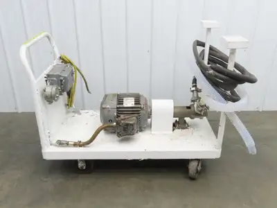 Jabsco 15050-0665 Pureflo Sanitary Flexible Impeller Centrifugal Pump 2"ACME 3Hp