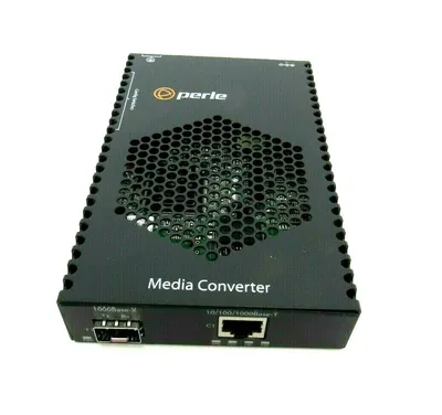 NEW PERLE S-1110PP-SFP-XT MEDIA CONVERTER 05090660 S1110PPSFPXT