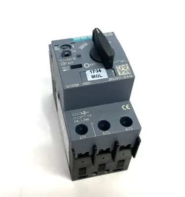 Used SIEMENS SIRIUS MOTOR PROTECTION CIRCUIT BREAKER SIZE S00 Circuit Breakers | Maverick Industrial Sales #1099225