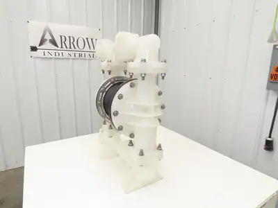 All Flo Pneumatic Double Diaphragm Air Pump 2" Non-Metallic Poly 160GPM 120PSI