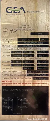 Used _UNKNOWN_ 8WP-B2-2 Plate Exchangers Illinois US | Aaron Equipment #1515540