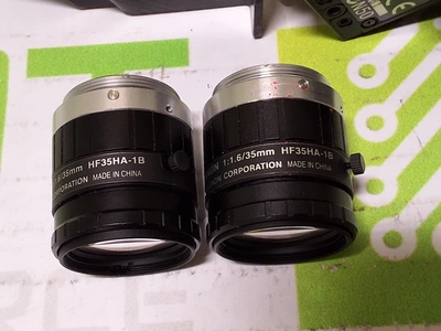 SONY XC-HR70 MONOCHROME CCD CAMERA WITH FUJINON 1:1.6/35mm LENS